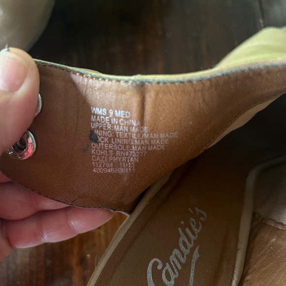 Candies Open-Toe Wooden Heels - Picture 3 of 7